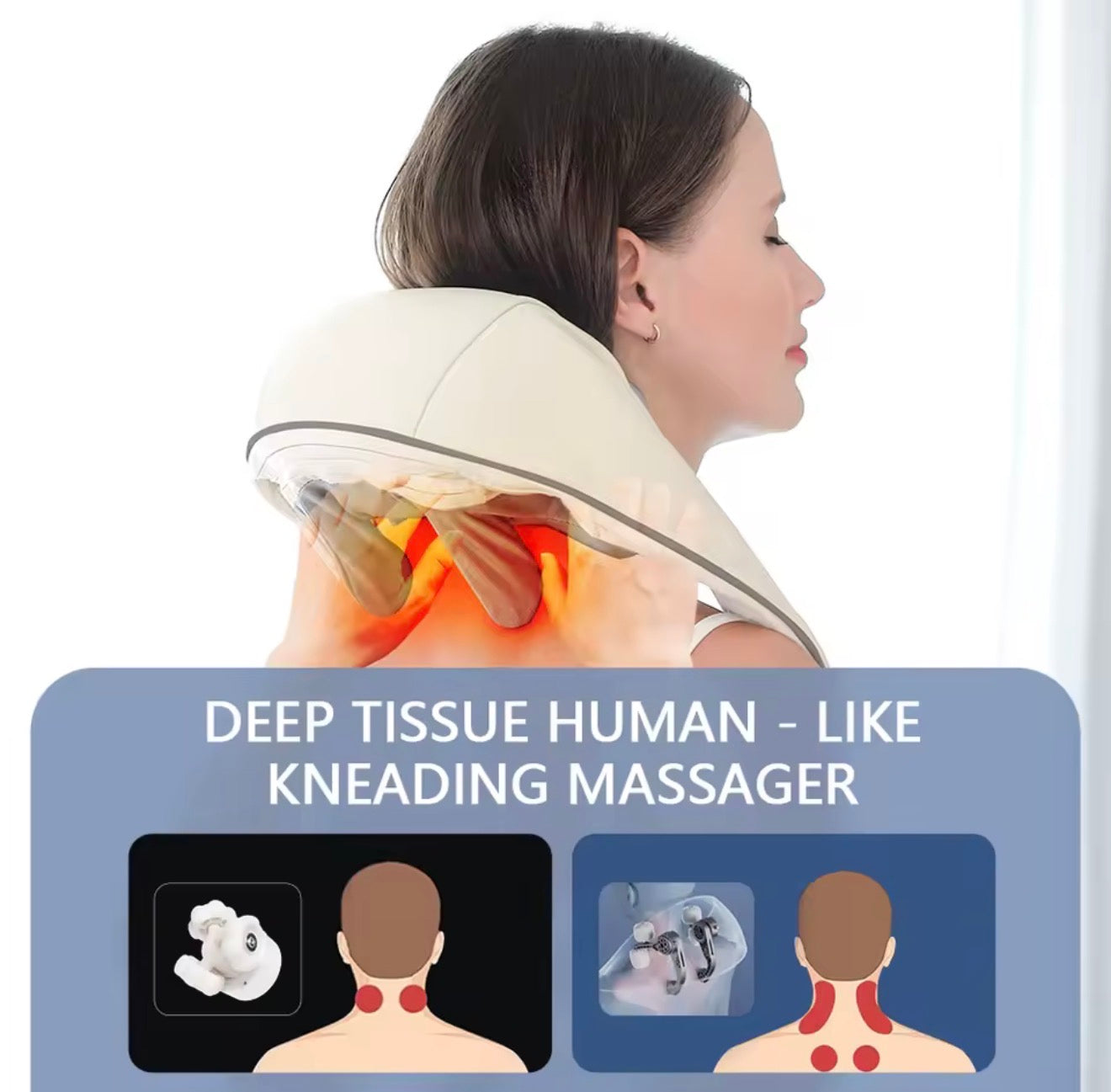 4D Heated Neck & Shoulder Massager